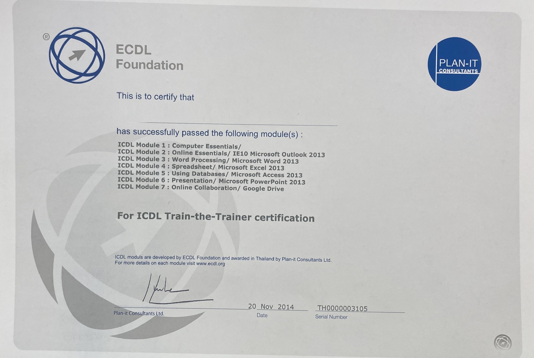 Digital Literacy Certification